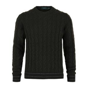 Slowear Zanone Cable Knit Sweater Green Mens